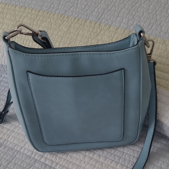 Elegant Sky Blue Crossbody Bag - Picture 10 of 11